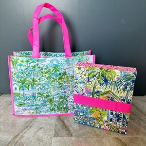 Lilly Pulitzer authentic gift bag & box